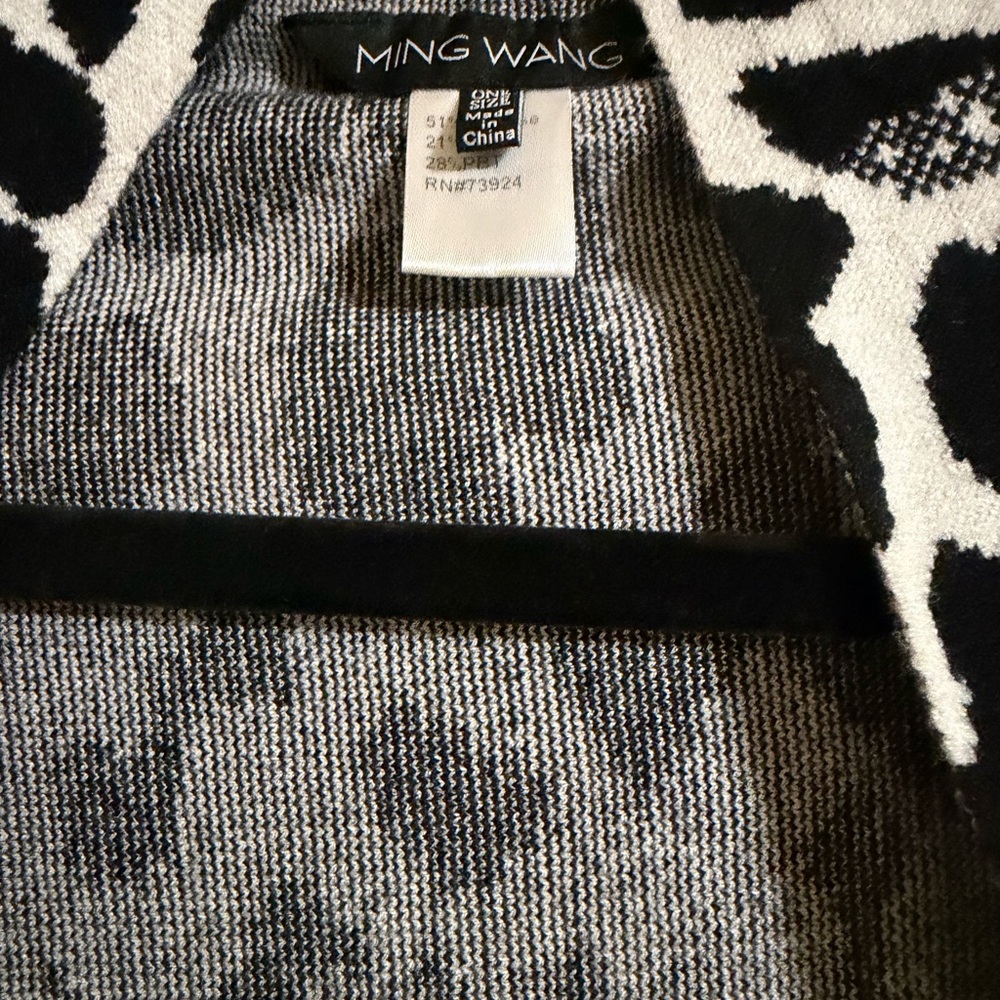 Ming Wang Monochrome Patterned Knit - image 8